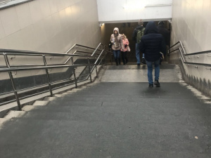 Реконструкция лестничных сходов и подземного пешеходного перехода